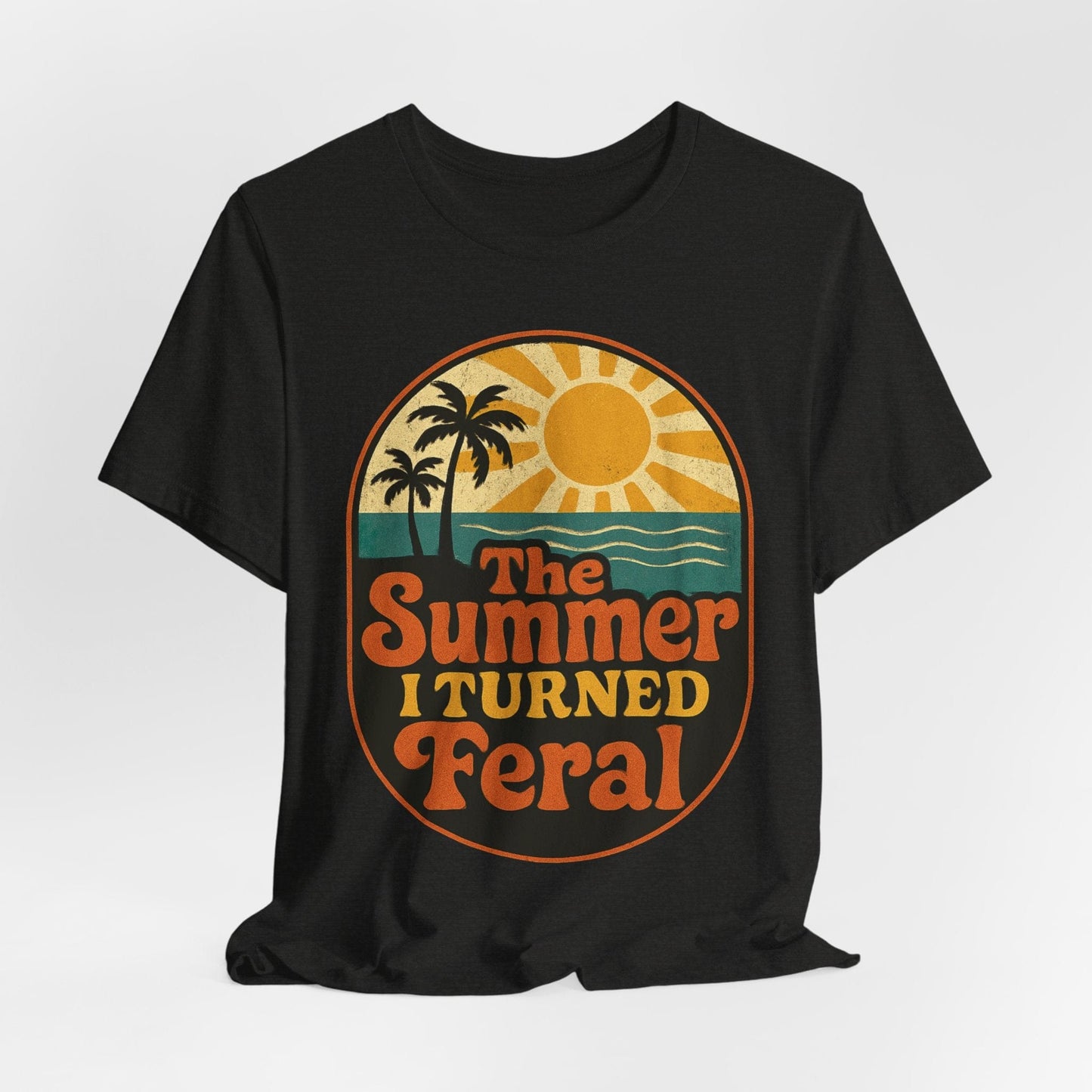 The Summer I Turned Feral – Retro Funny Summer T-Shirt