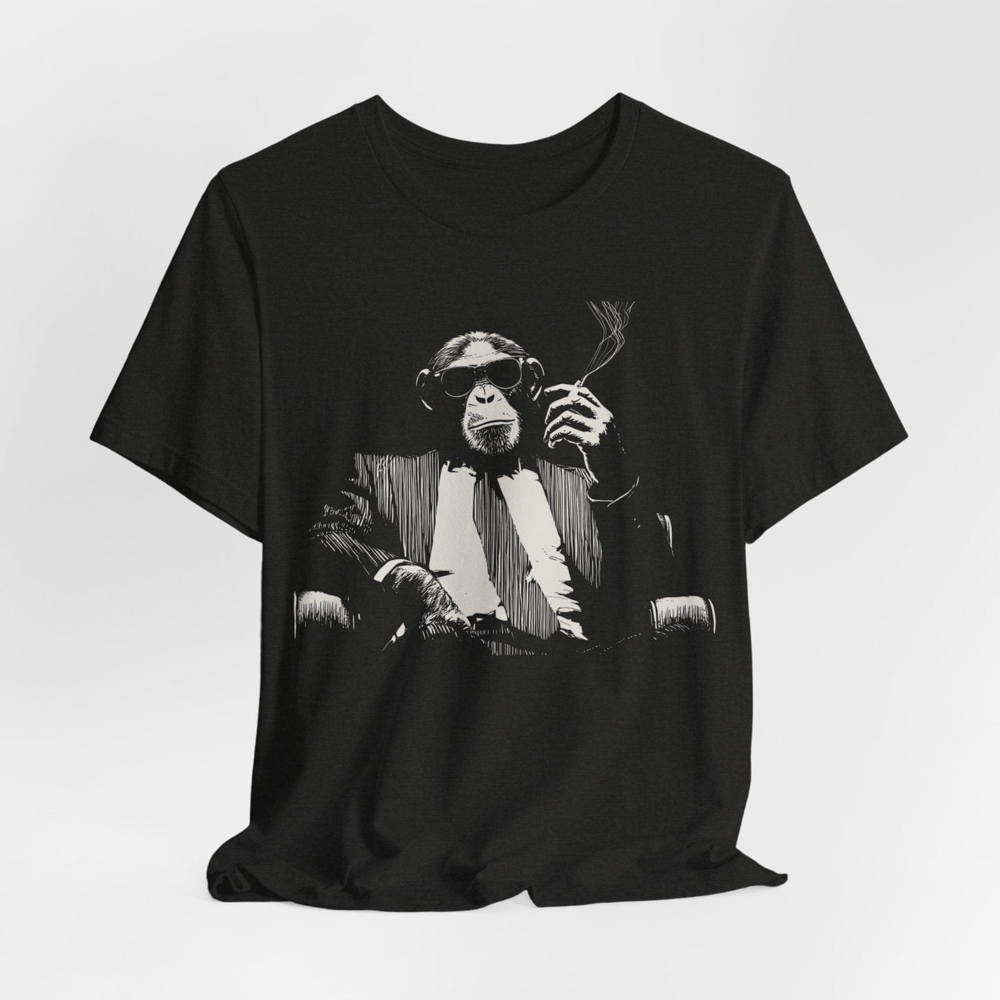 Boss Monkey – Retro Mafia Ape T-Shirt