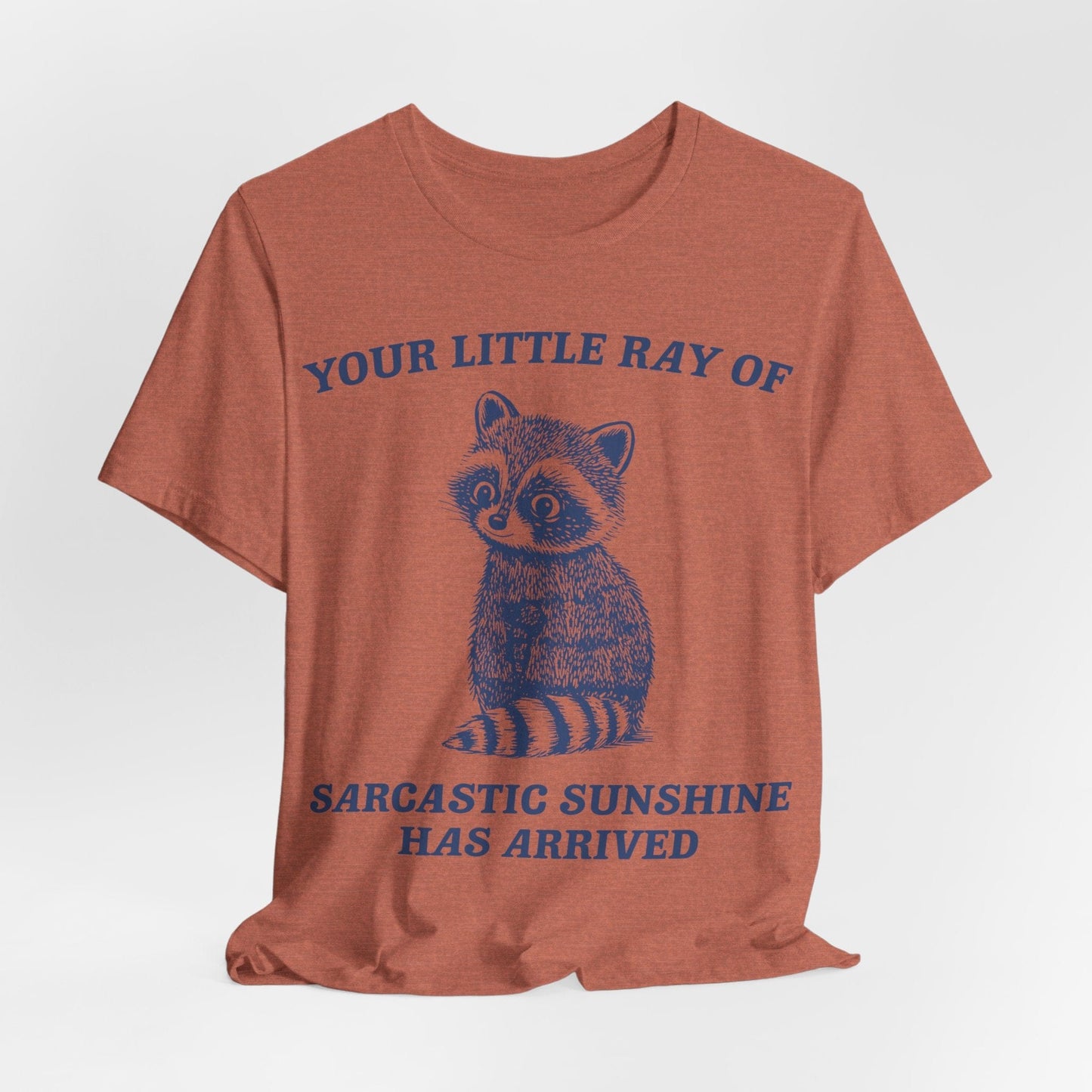 Your Little Ray of Sarcastic Sunshine Has Arrived – Funny Raccoon T-Shirt