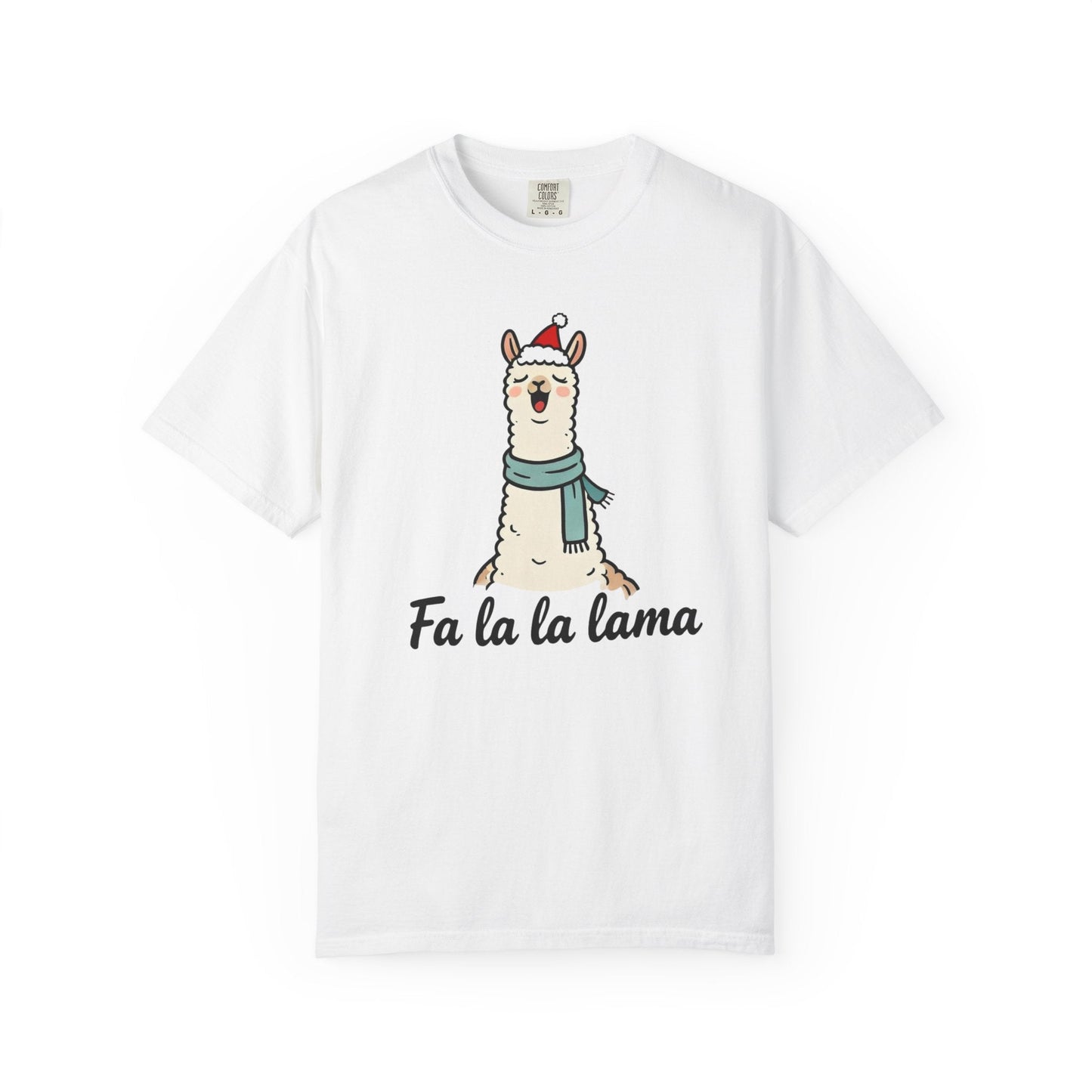 Fa La La Llama – Funny Holiday Comfort Colors Tee