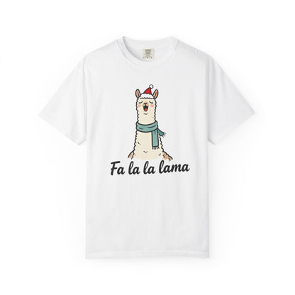 Fa La La Llama – Funny Holiday Comfort Colors Tee