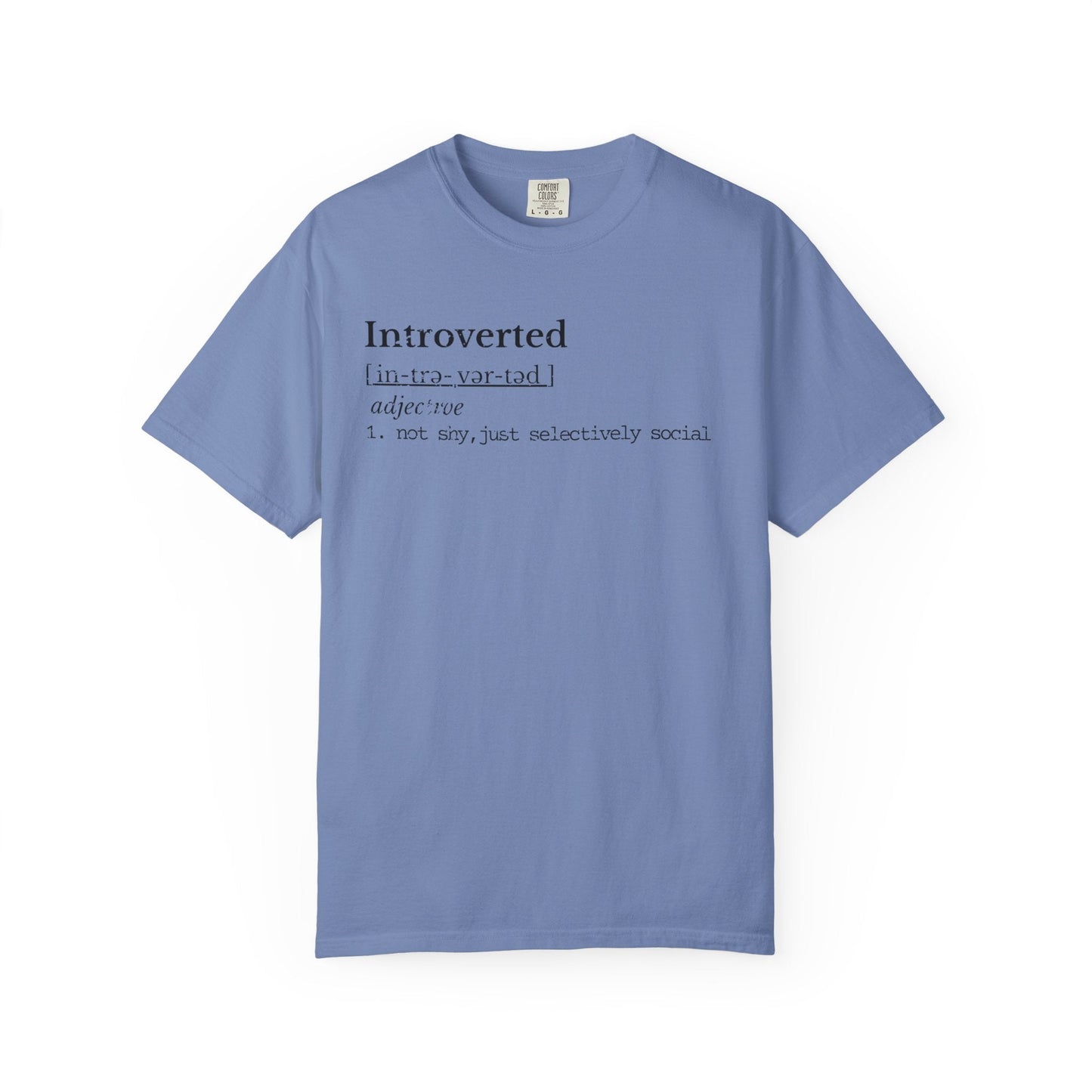 Introverted Definition Shirt | Quiet Humor Tee