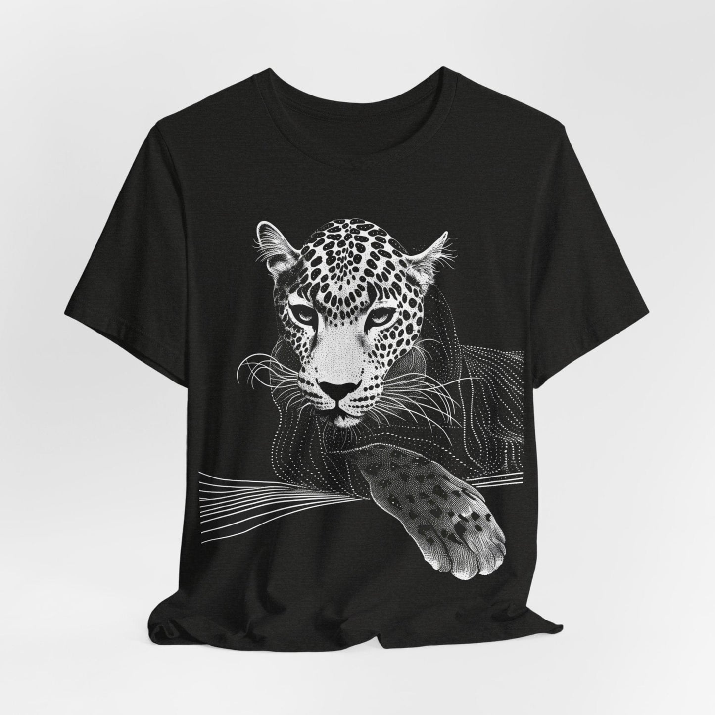Leopard Line Art T-Shirt