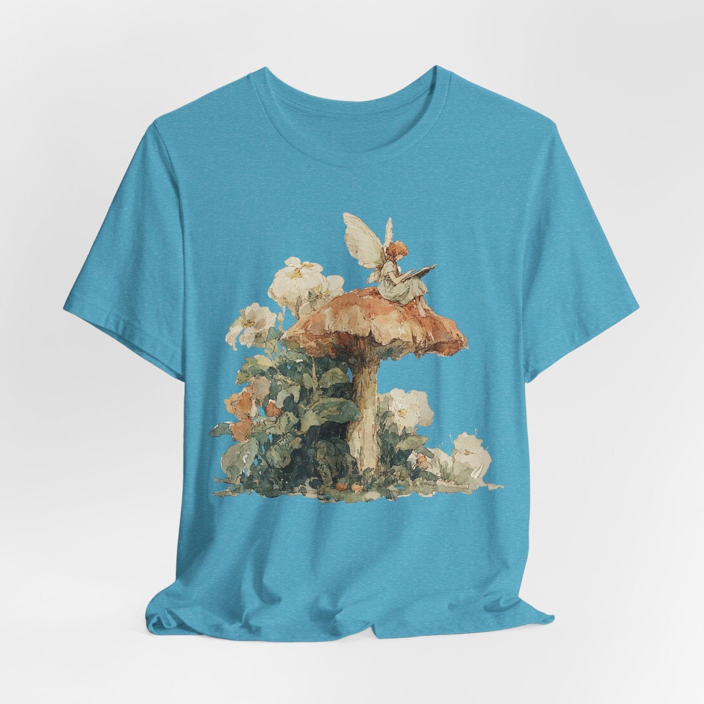 Mushroom Fairy Reading Tee