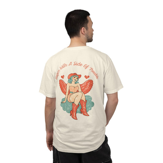 Sugar with a Side of Trouble - Tee with Backprint