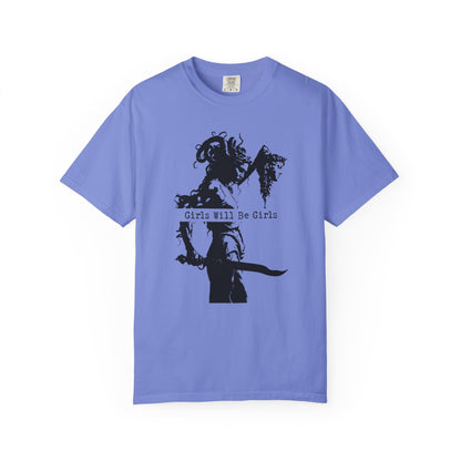 Girls Will Be Girls – Medusa Holding a Head T-Shirt