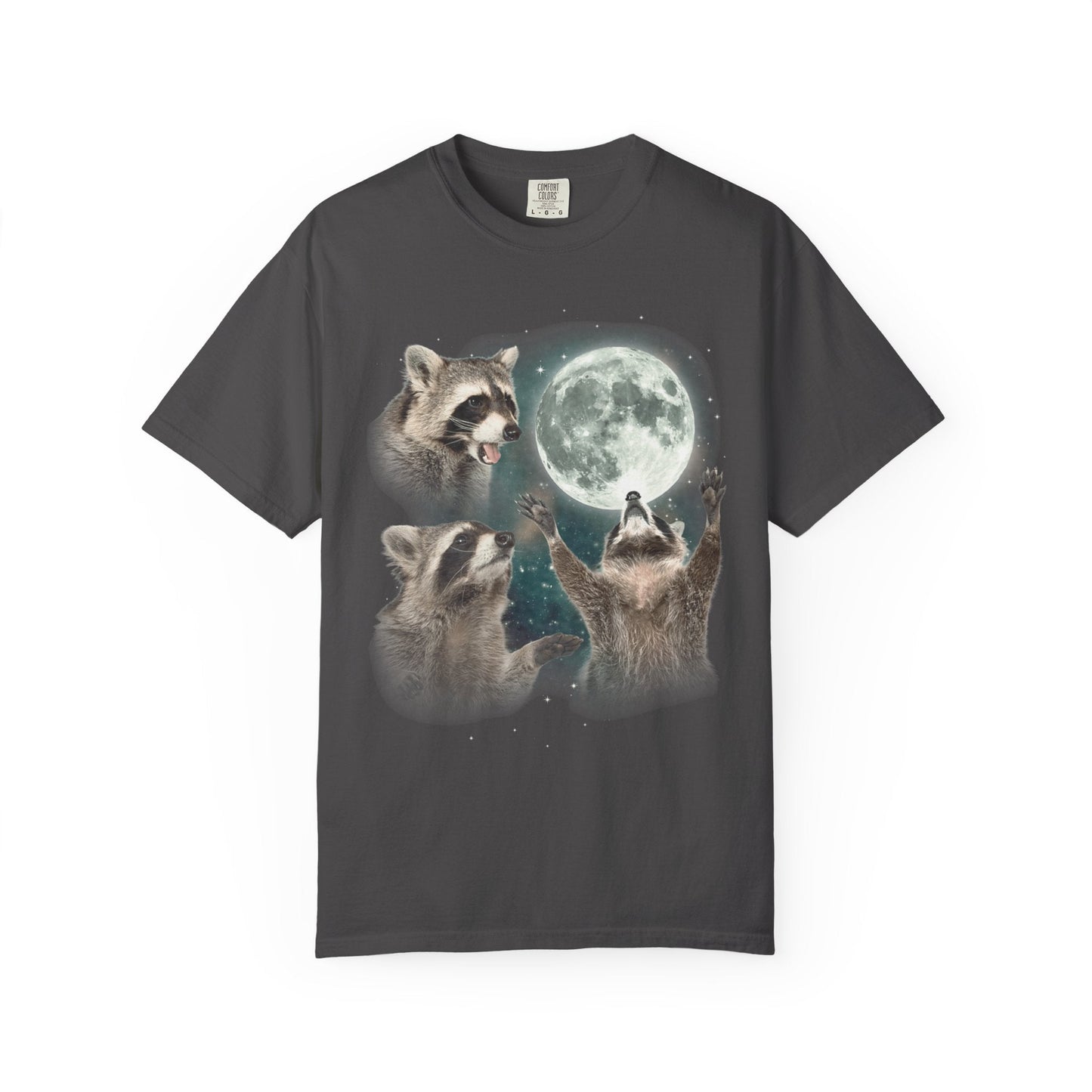 Three Raccoon Moon – Mystical Trash Panda Tee