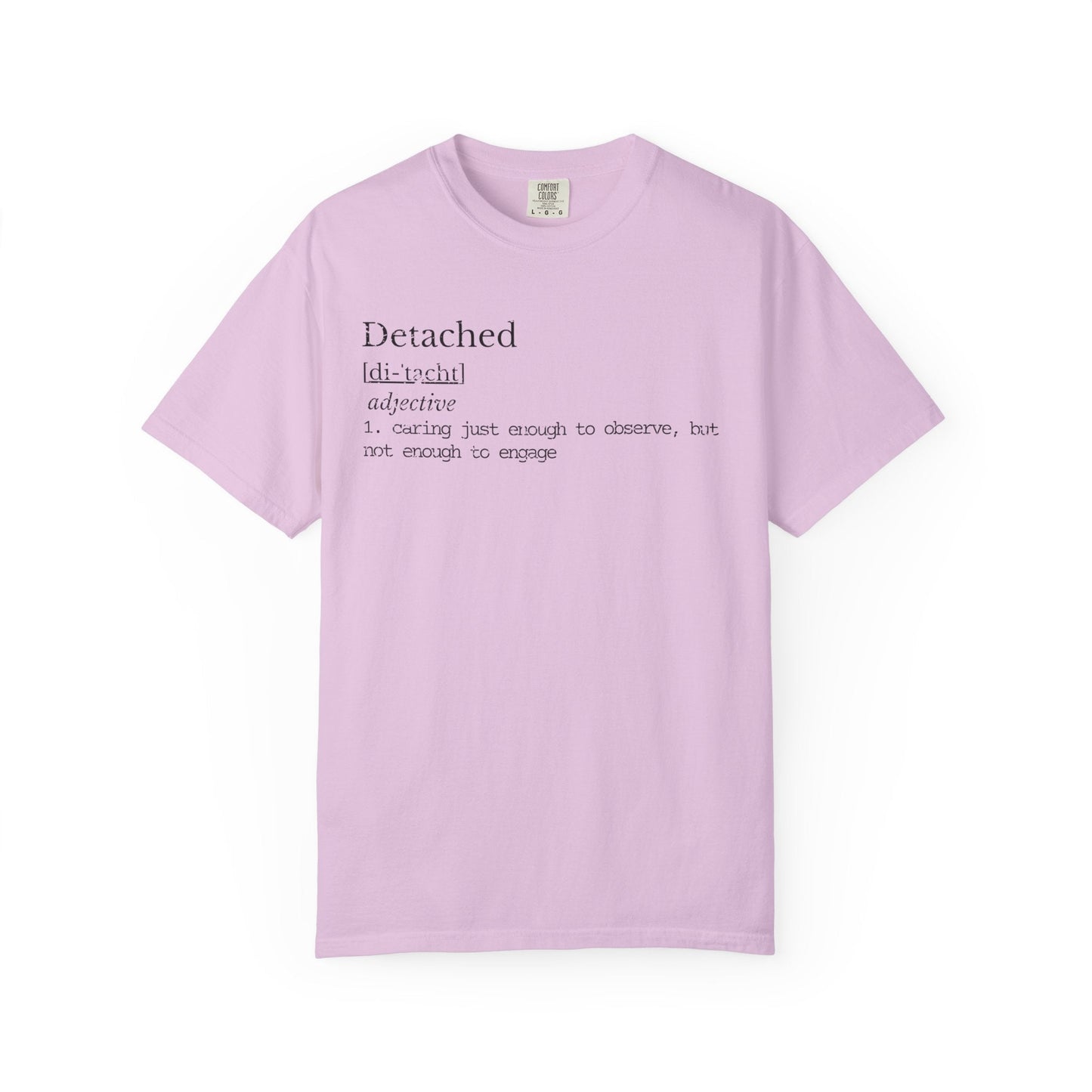 Detached Definition Shirt | Introvert Humor Tee