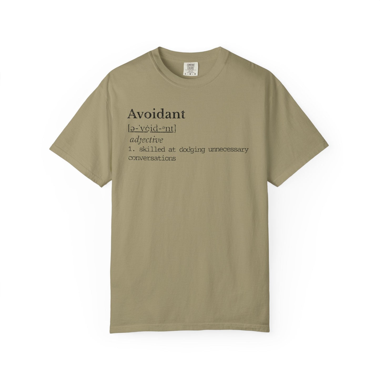 Avoidant Definition Shirt | Introvert Humor Tee