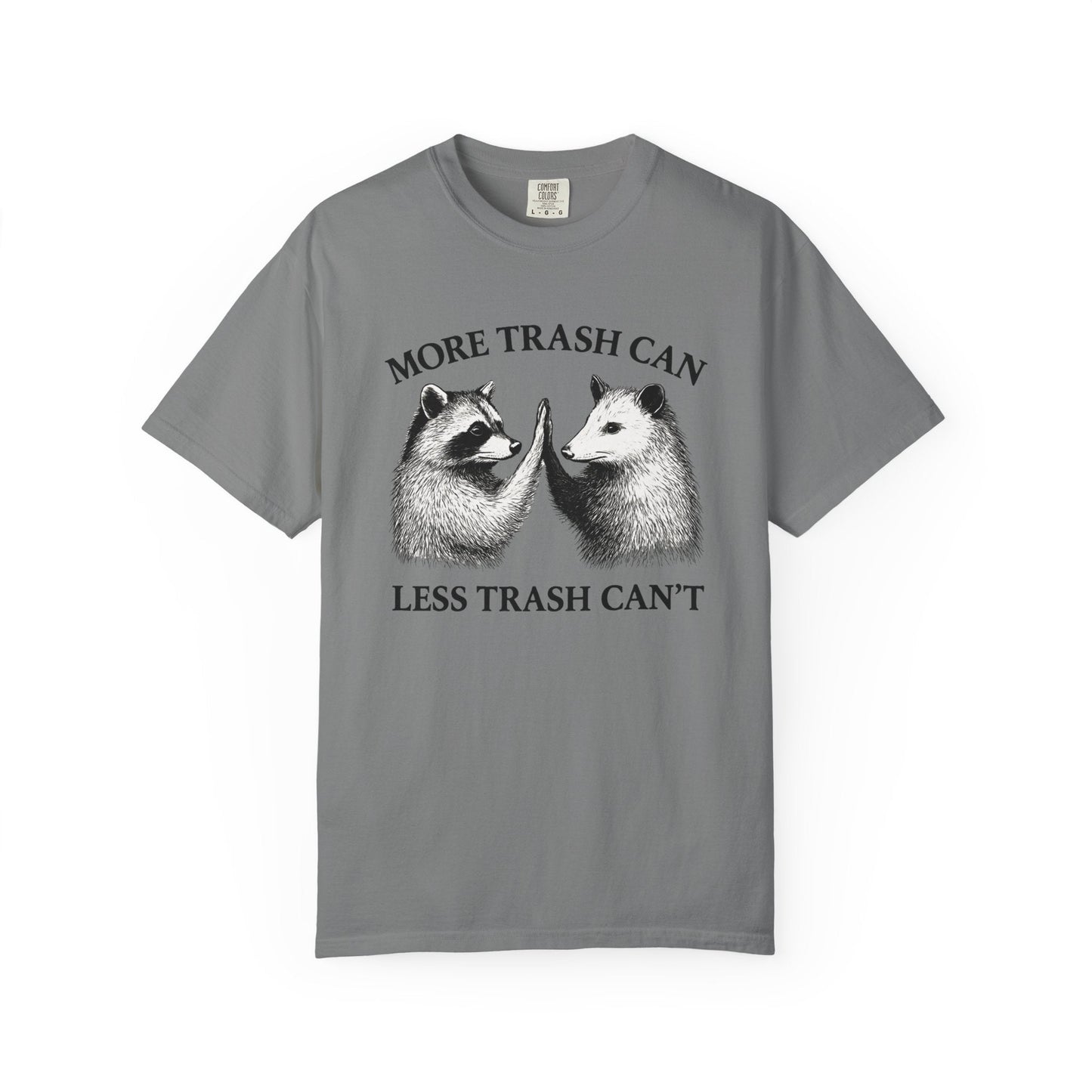 Trash Talk Duo – Raccoon & Opossum High-Five Tee