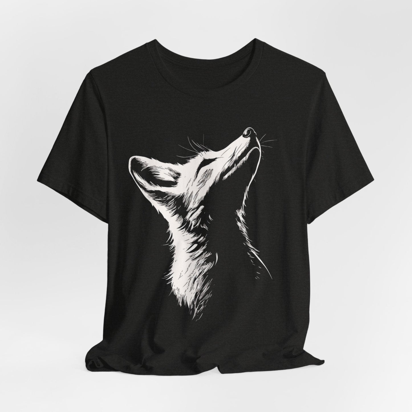 Fox Black and White T-Shirt