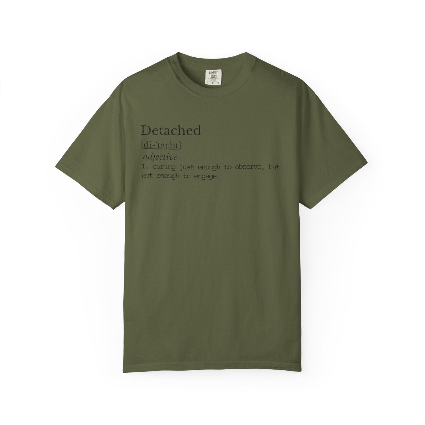 Detached Definition Shirt | Introvert Humor Tee