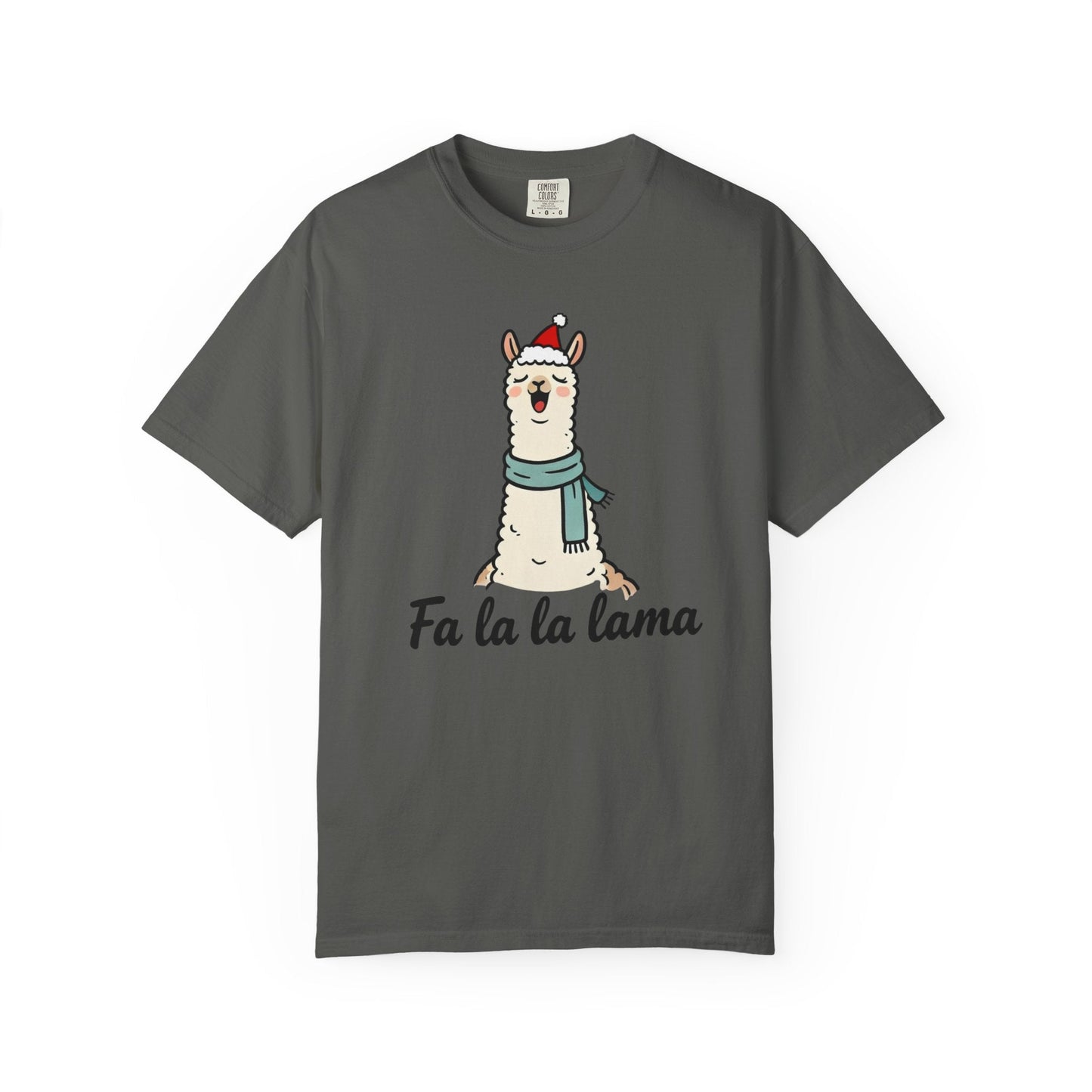 Fa La La Llama – Funny Holiday Comfort Colors Tee