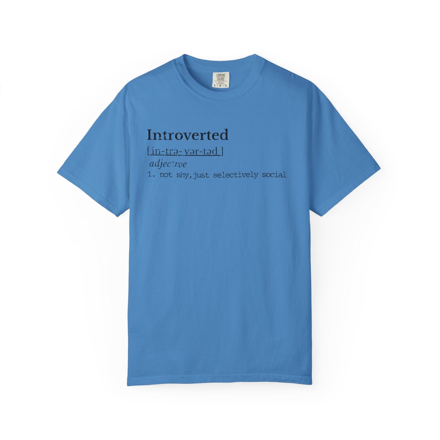 Introverted Definition Shirt | Quiet Humor Tee