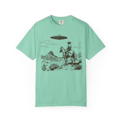 Cowboys & Aliens – Vintage Desert Western UFO Tee