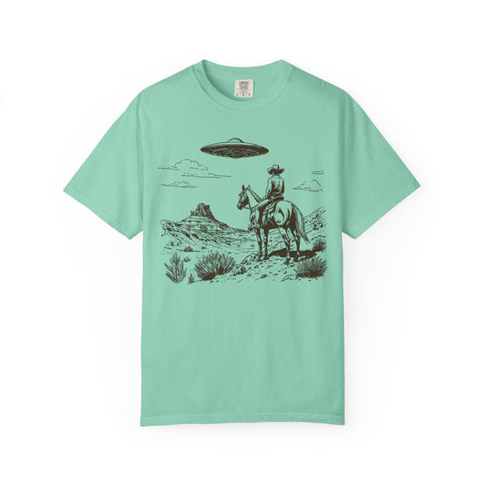 Cowboys & Aliens – Vintage Desert Western UFO Tee