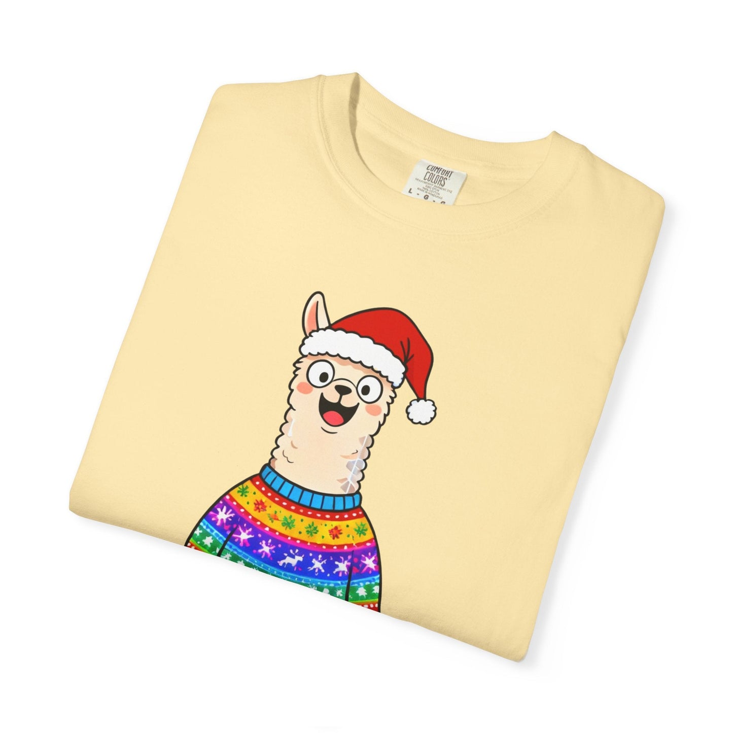 Festive on the Outside, Screaming on the Inside – Relatable Holiday Comfort Colors Tee