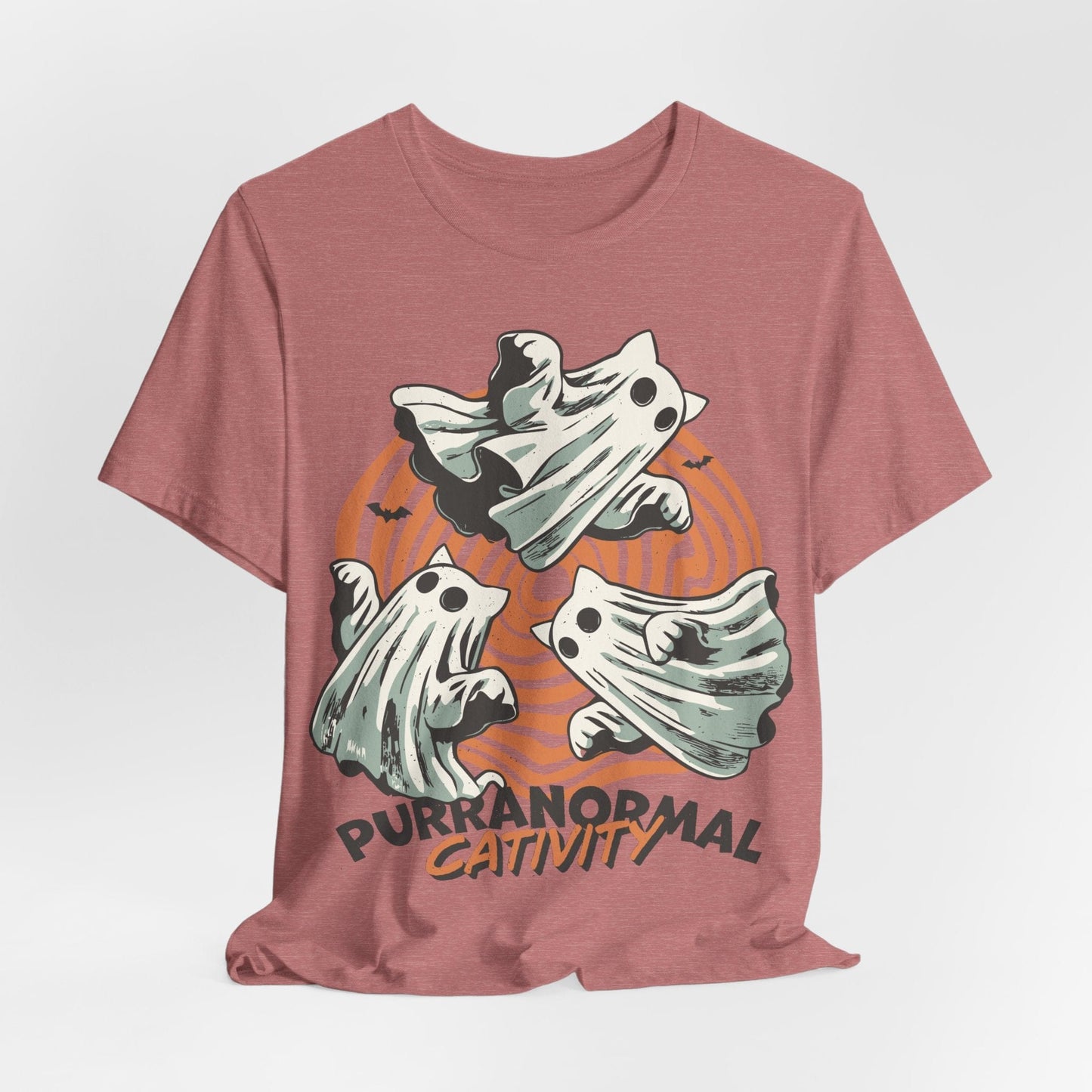 Purranormal Cativity Shirt – Funny Ghost Cat Halloween Tee