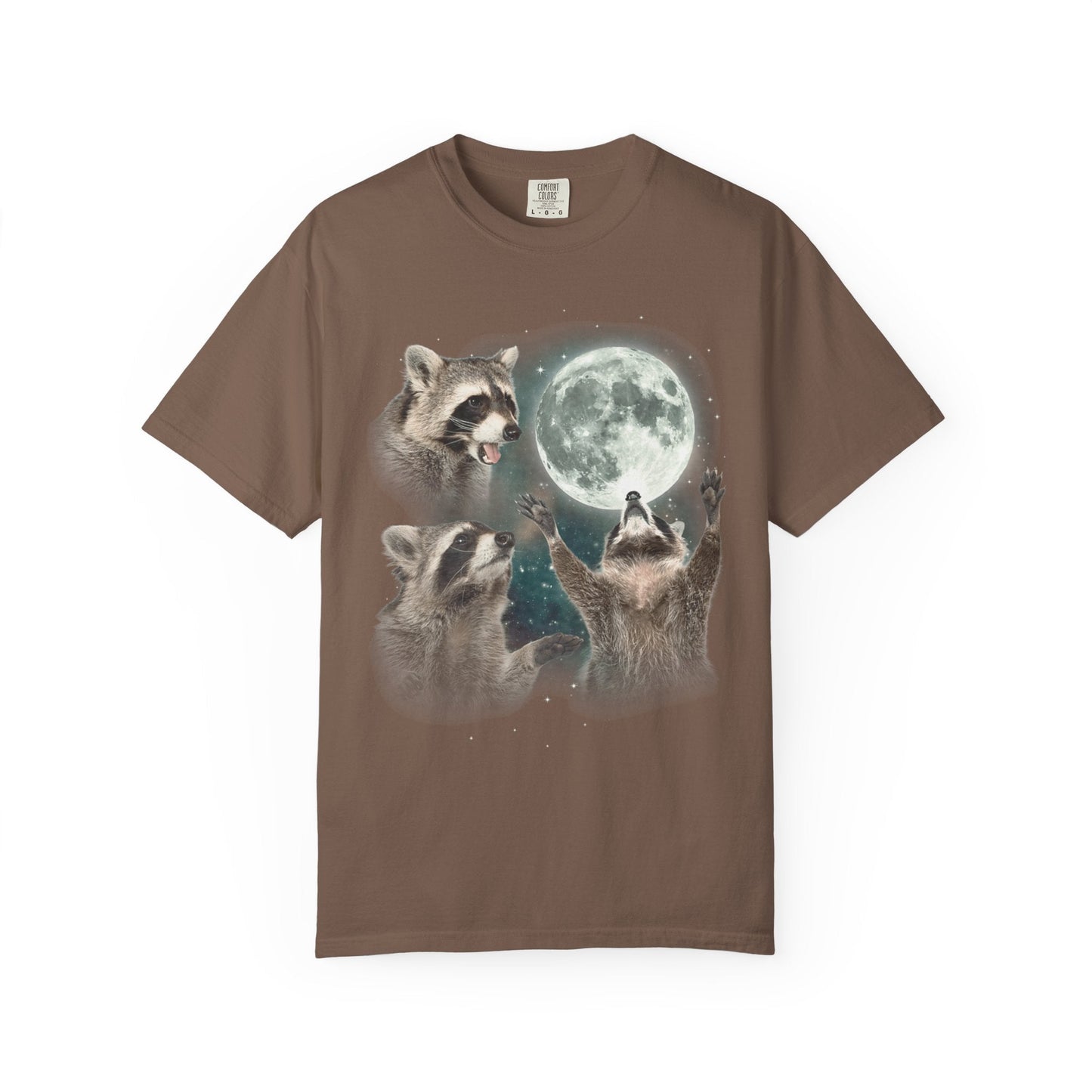 Three Raccoon Moon – Mystical Trash Panda Tee