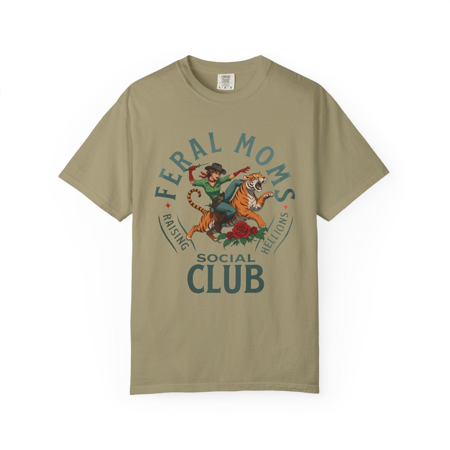 Feral Moms Social Club – Raising Hellions T-Shirt Design