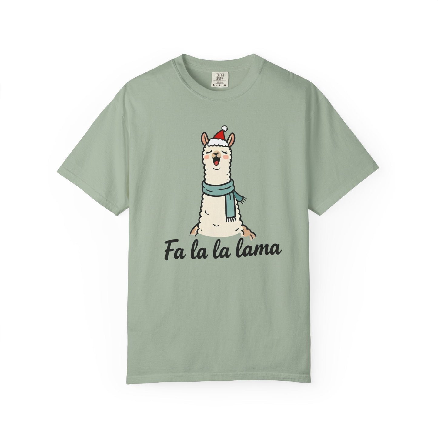 Fa La La Llama – Funny Holiday Comfort Colors Tee