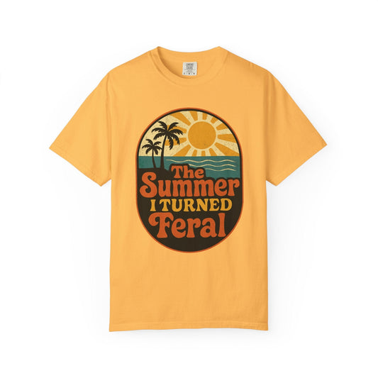 The Summer I Turned Feral – Retro Funny Summer T-Shirt