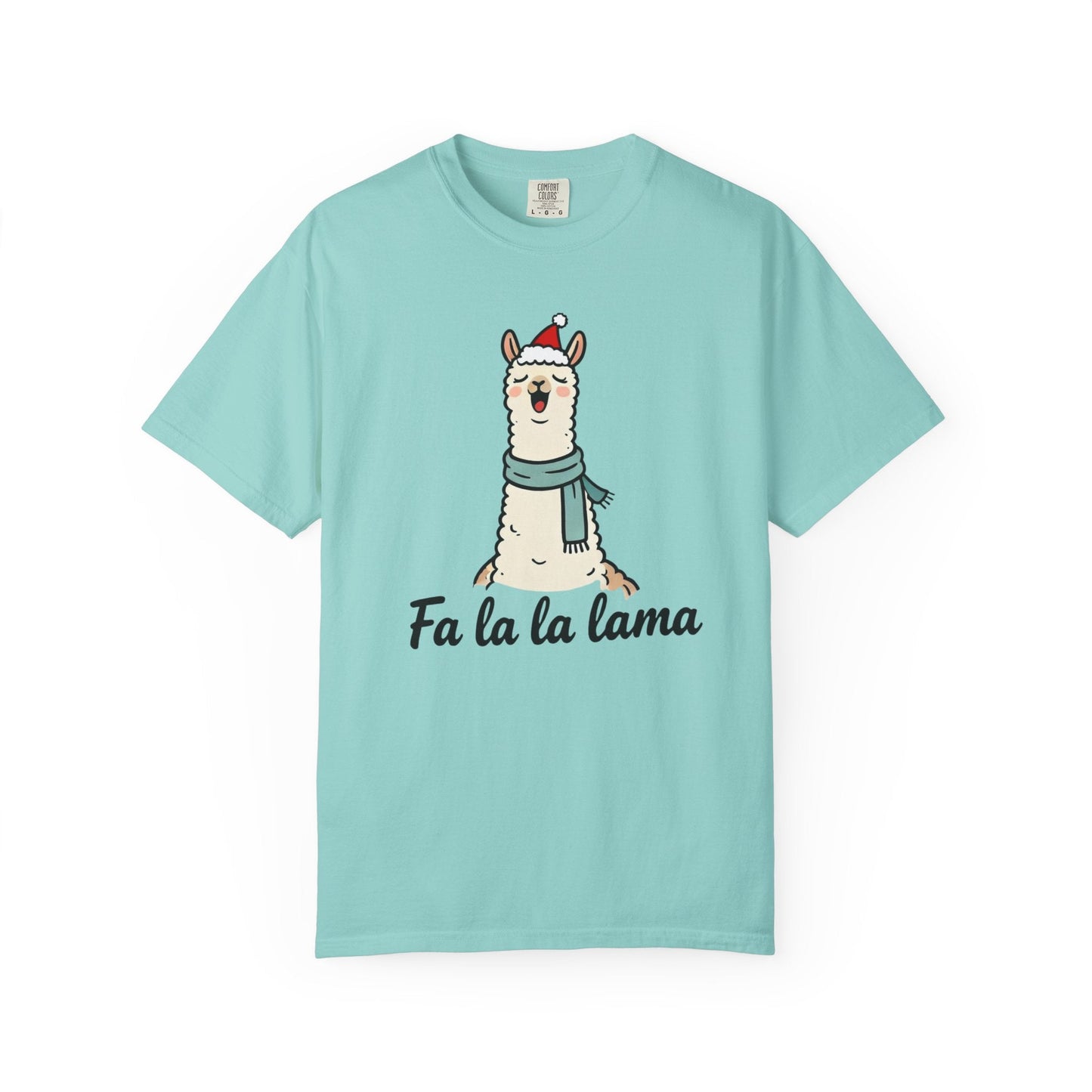 Fa La La Llama – Funny Holiday Comfort Colors Tee
