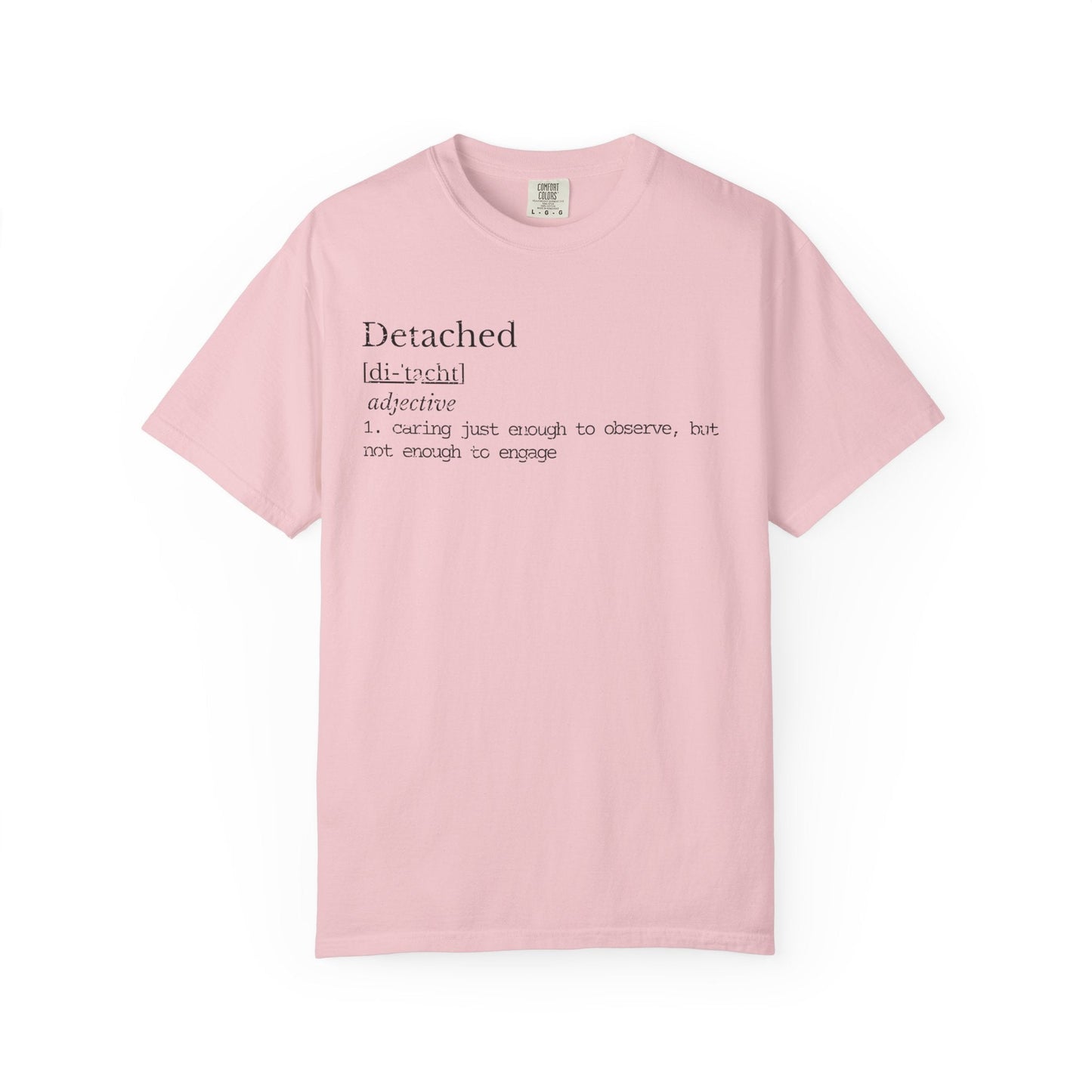 Detached Definition Shirt | Introvert Humor Tee