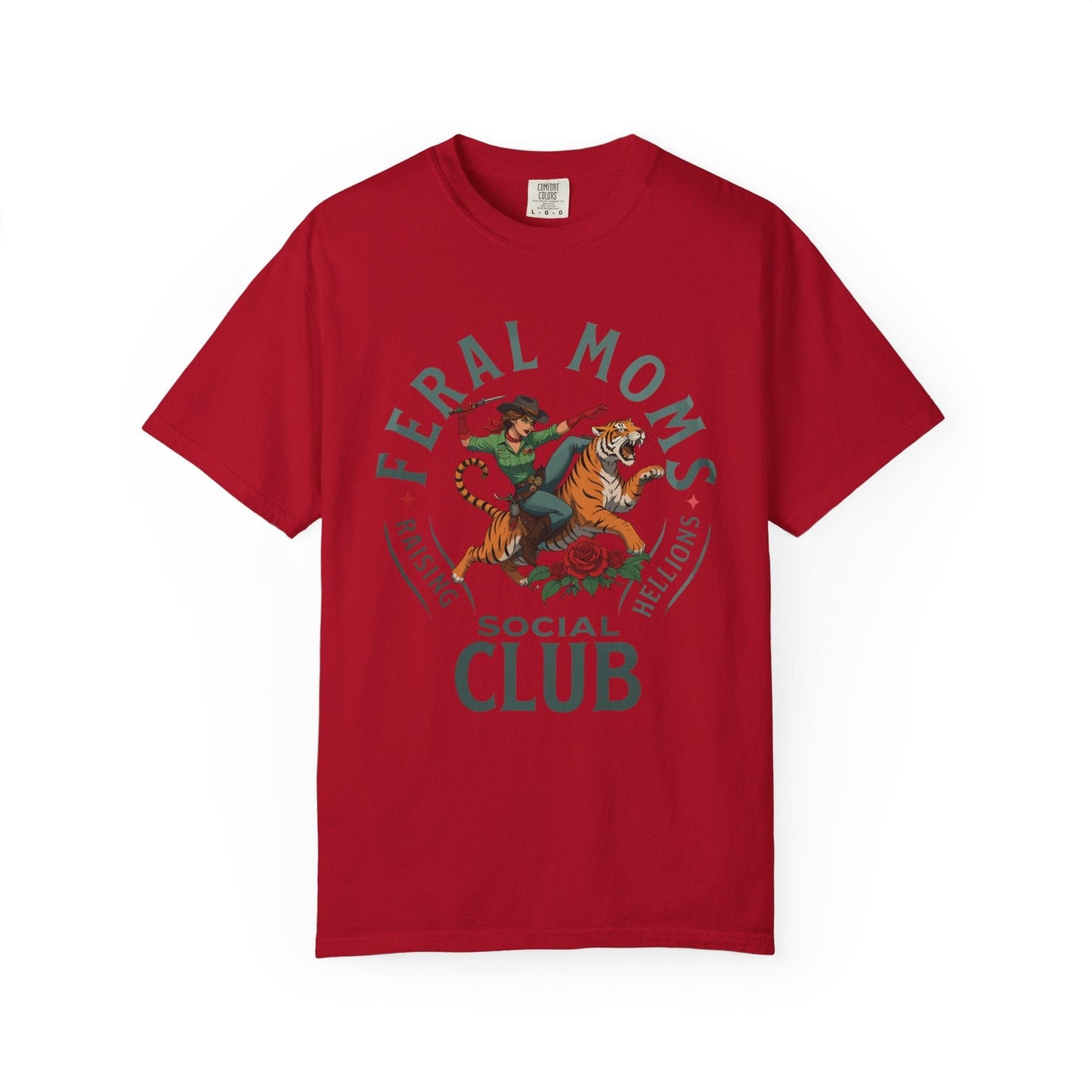 Feral Moms Social Club – Raising Hellions T-Shirt Design