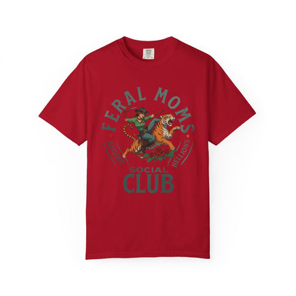 Feral Moms Social Club – Raising Hellions T-Shirt Design