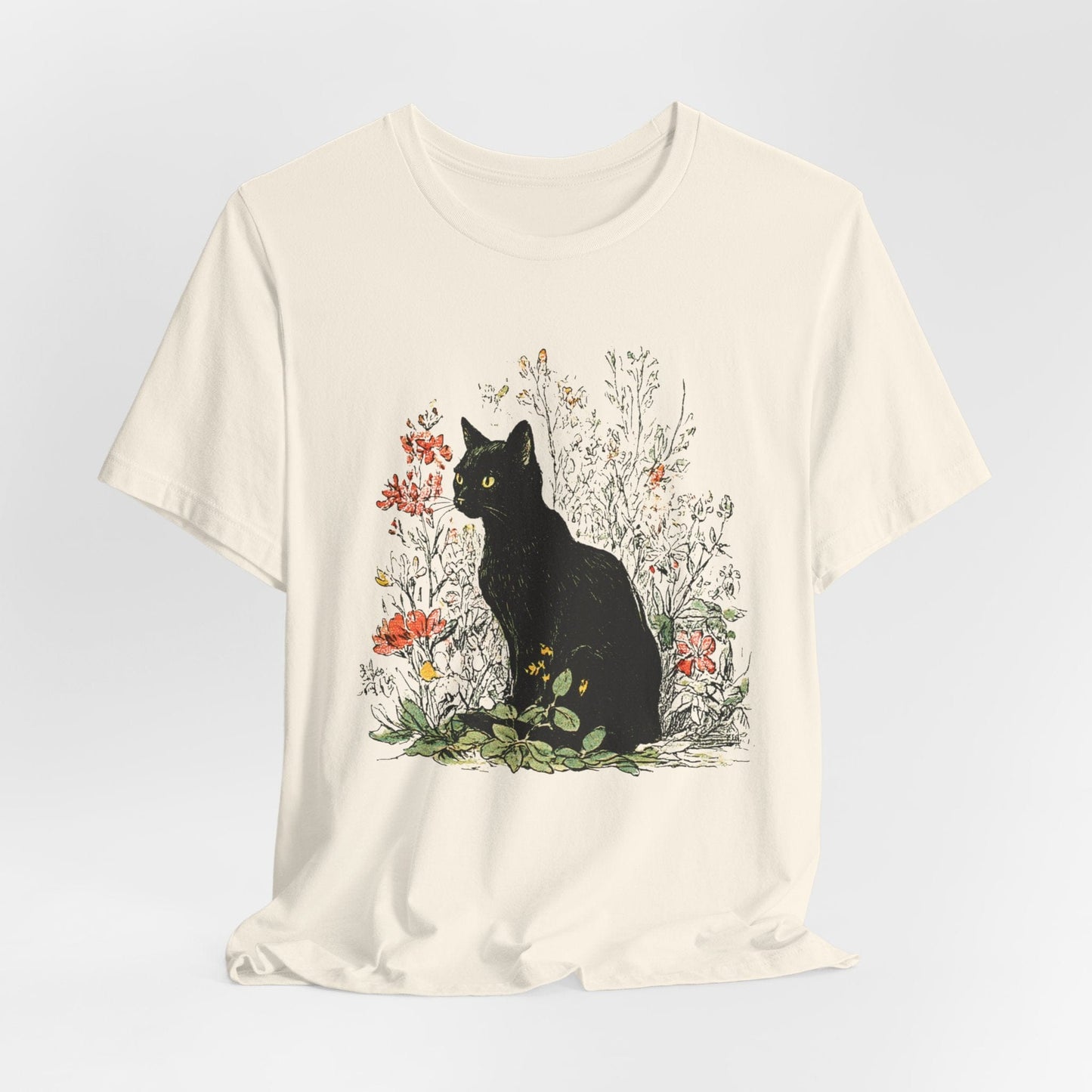 Vintage Wildflower Cat
