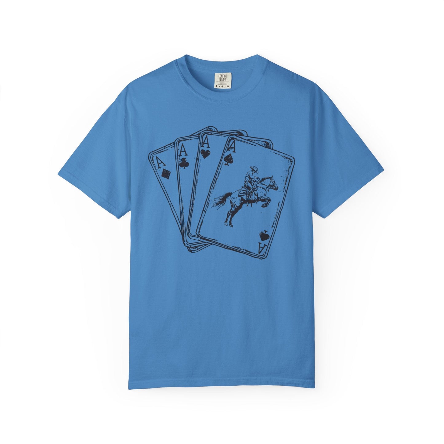 Cowboy Aces Wild Tee – Western Poker Graphic Shirt