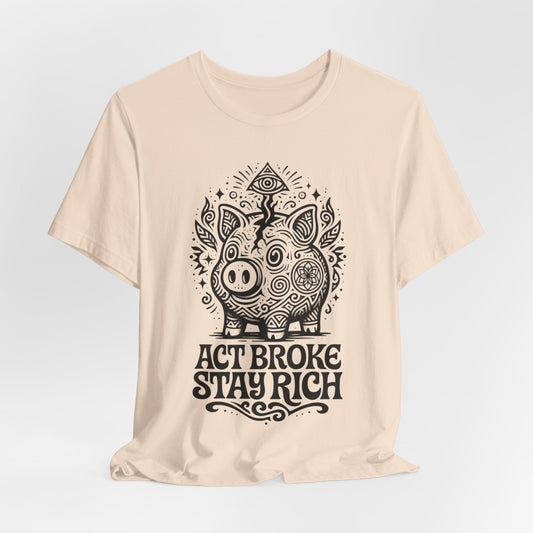 Flabbergasted Piggy Bank Tee