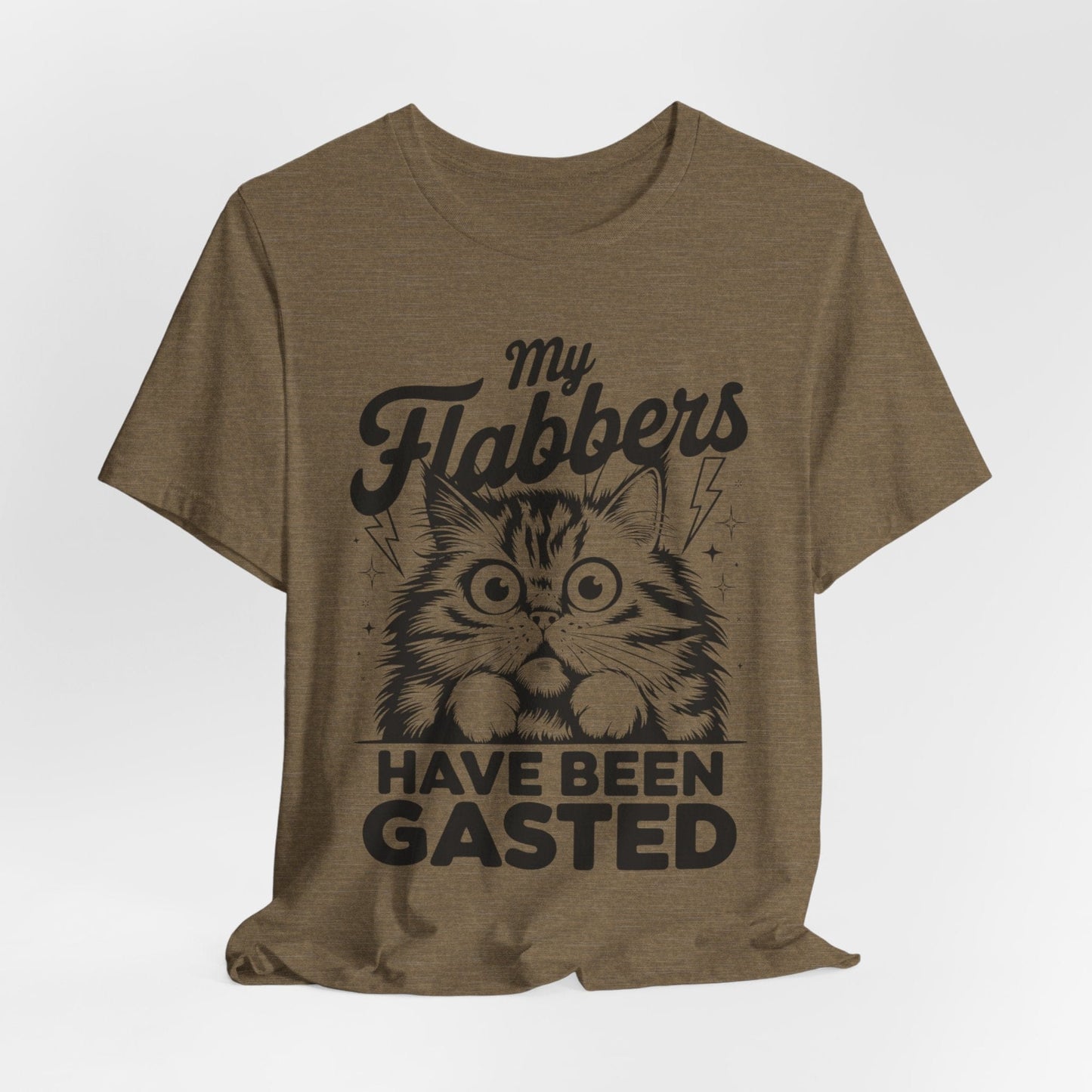 Flabbergasted Cat – Funny Surprised Kitty T-Shirt