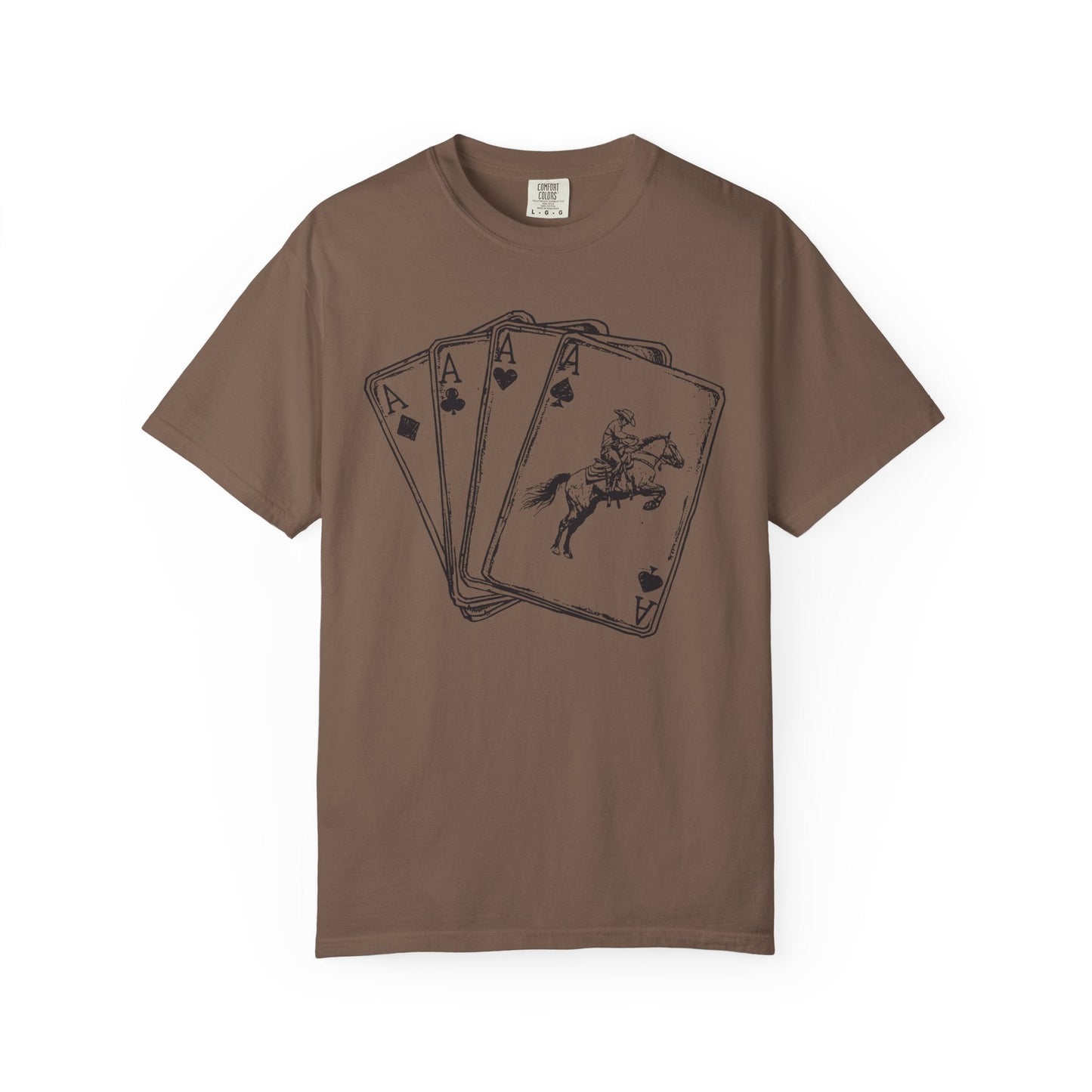 Cowboy Aces Wild Tee – Western Poker Graphic Shirt