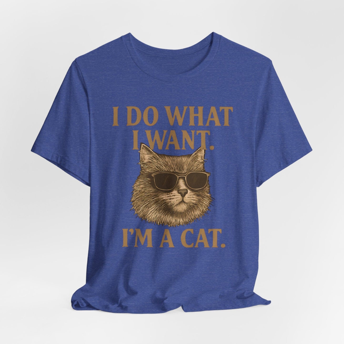 Cool Cat Attitude T-Shirt – “I Do What I Want, I’m a Cat”