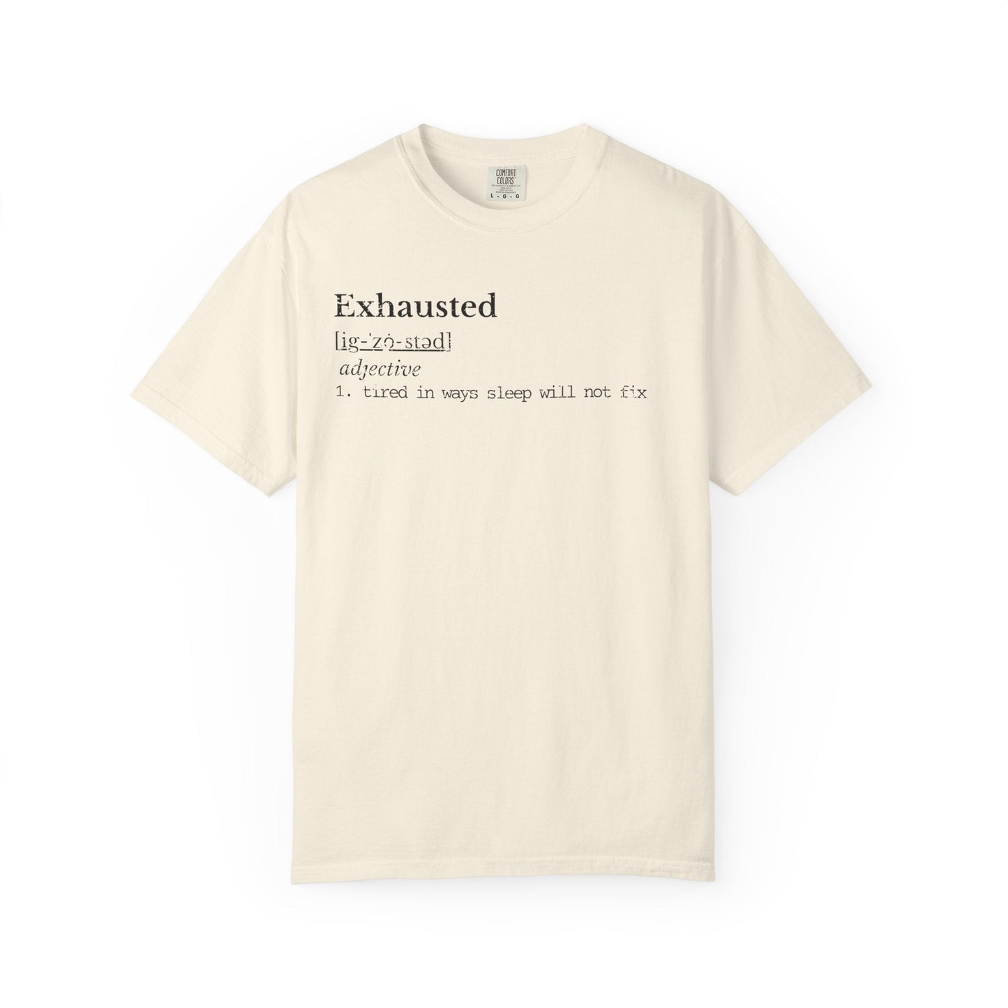 Exhausted Definition Shirt | Introvert Humor Tee