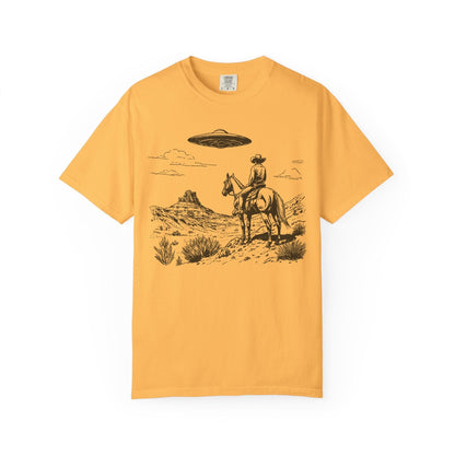 Cowboys & Aliens – Vintage Desert Western UFO Tee