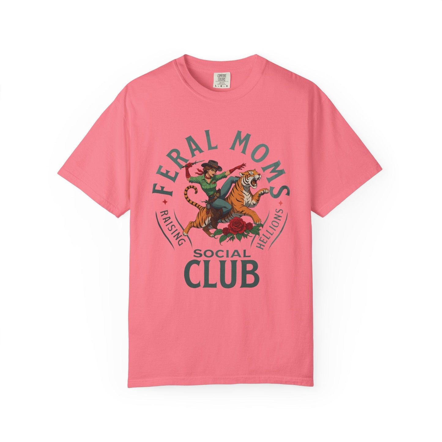 Feral Moms Social Club – Raising Hellions T-Shirt Design