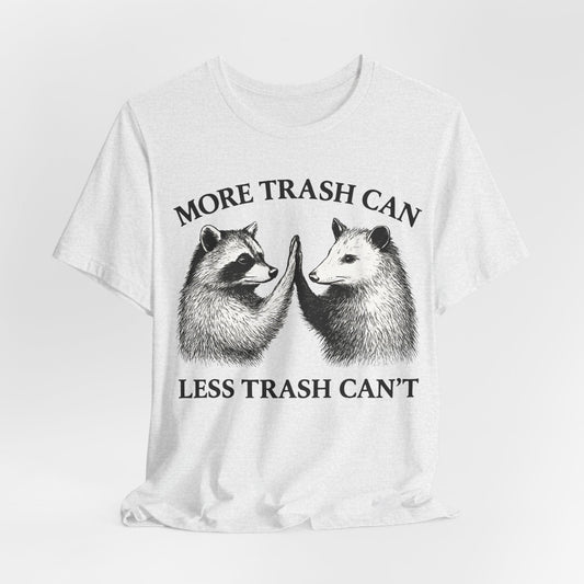 Trash Talk Duo – Raccoon & Opossum High-Five Tee