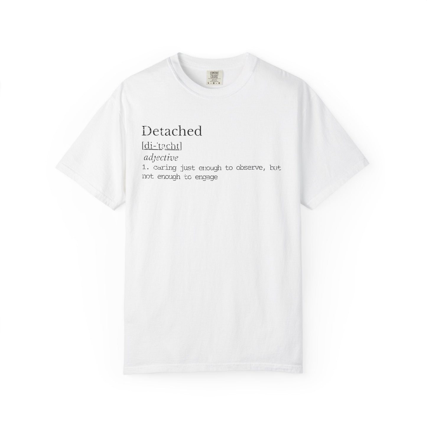 Detached Definition Shirt | Introvert Humor Tee
