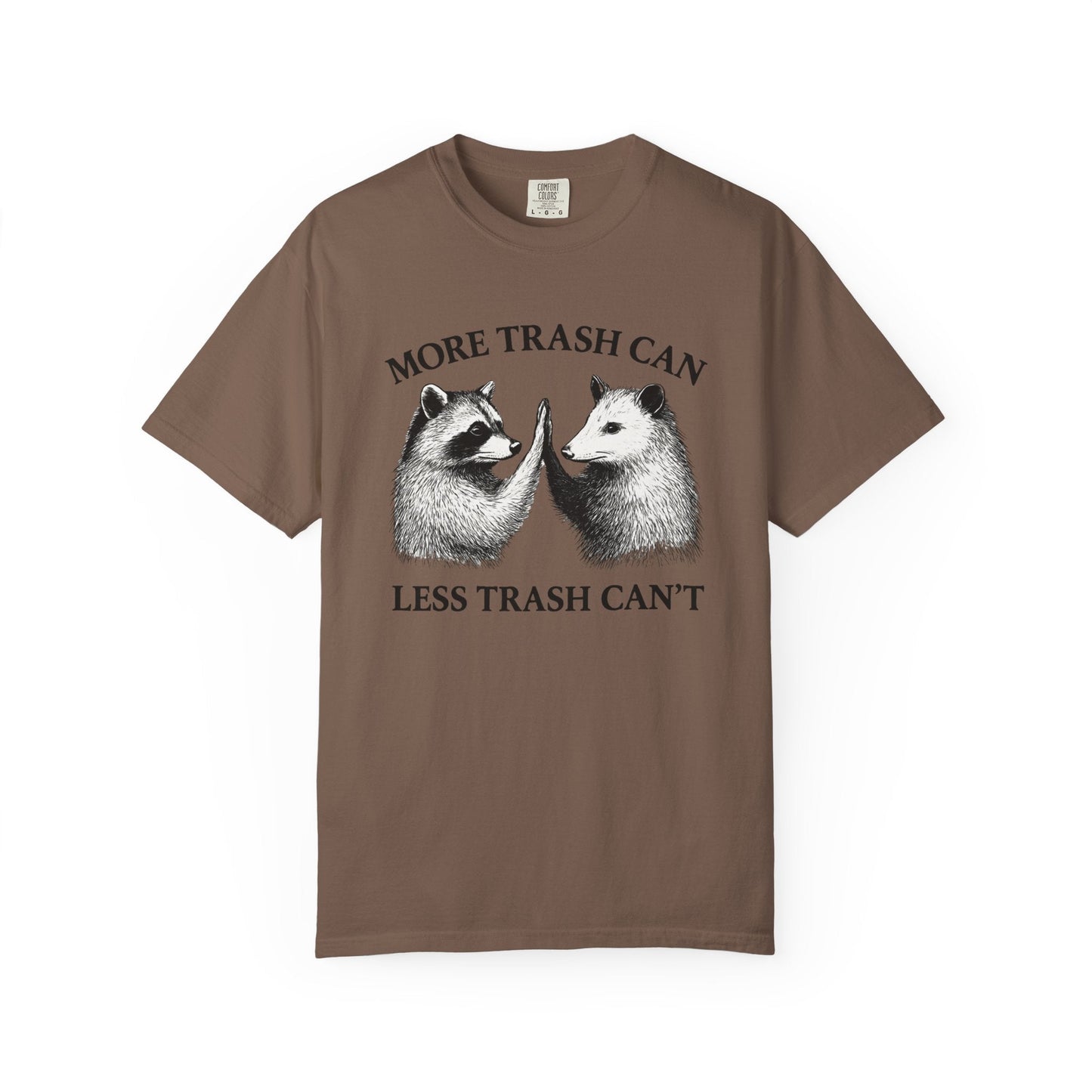 Trash Talk Duo – Raccoon & Opossum High-Five Tee