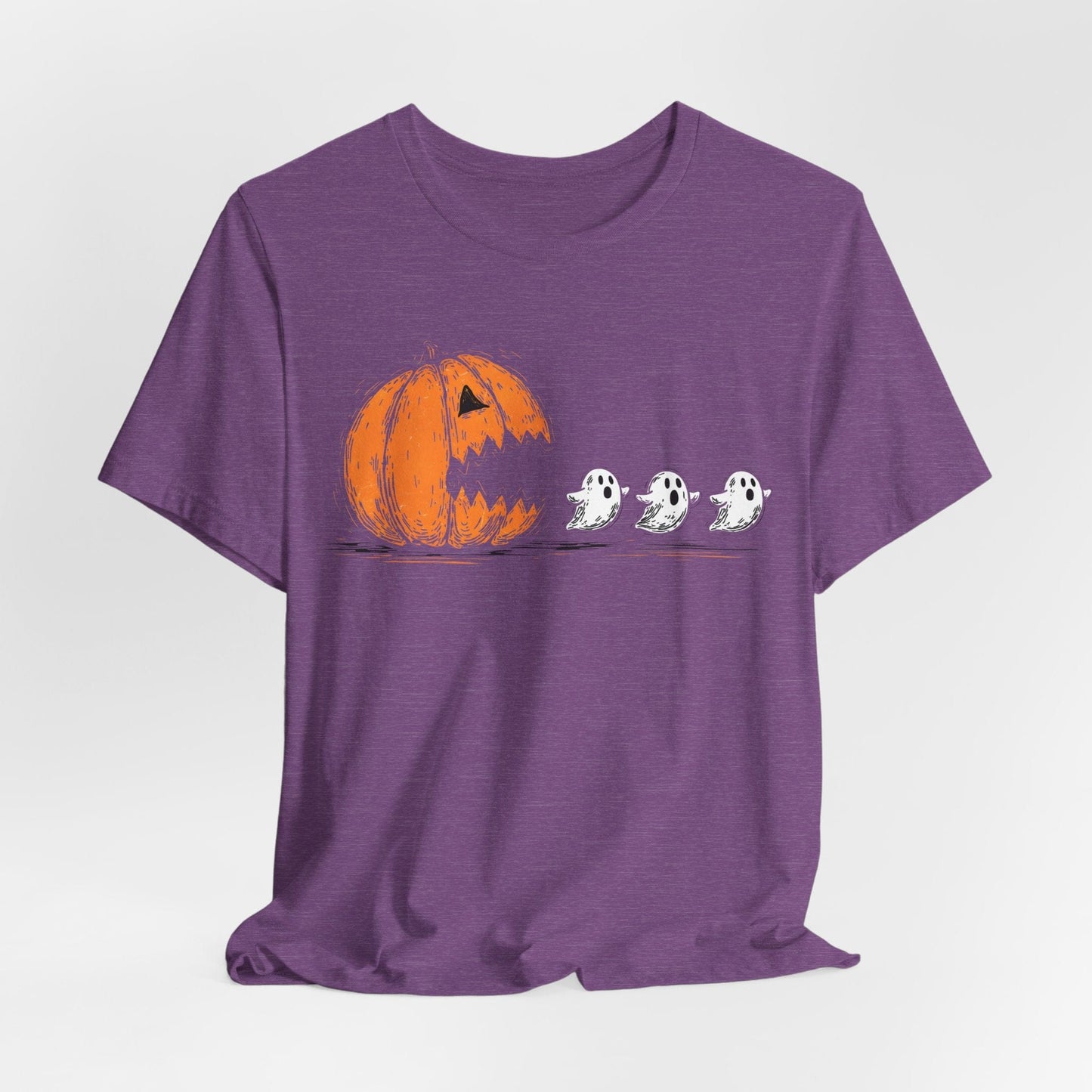 Pumpkin Pacman Halloween Shirt – Cute Ghost Chase Tee