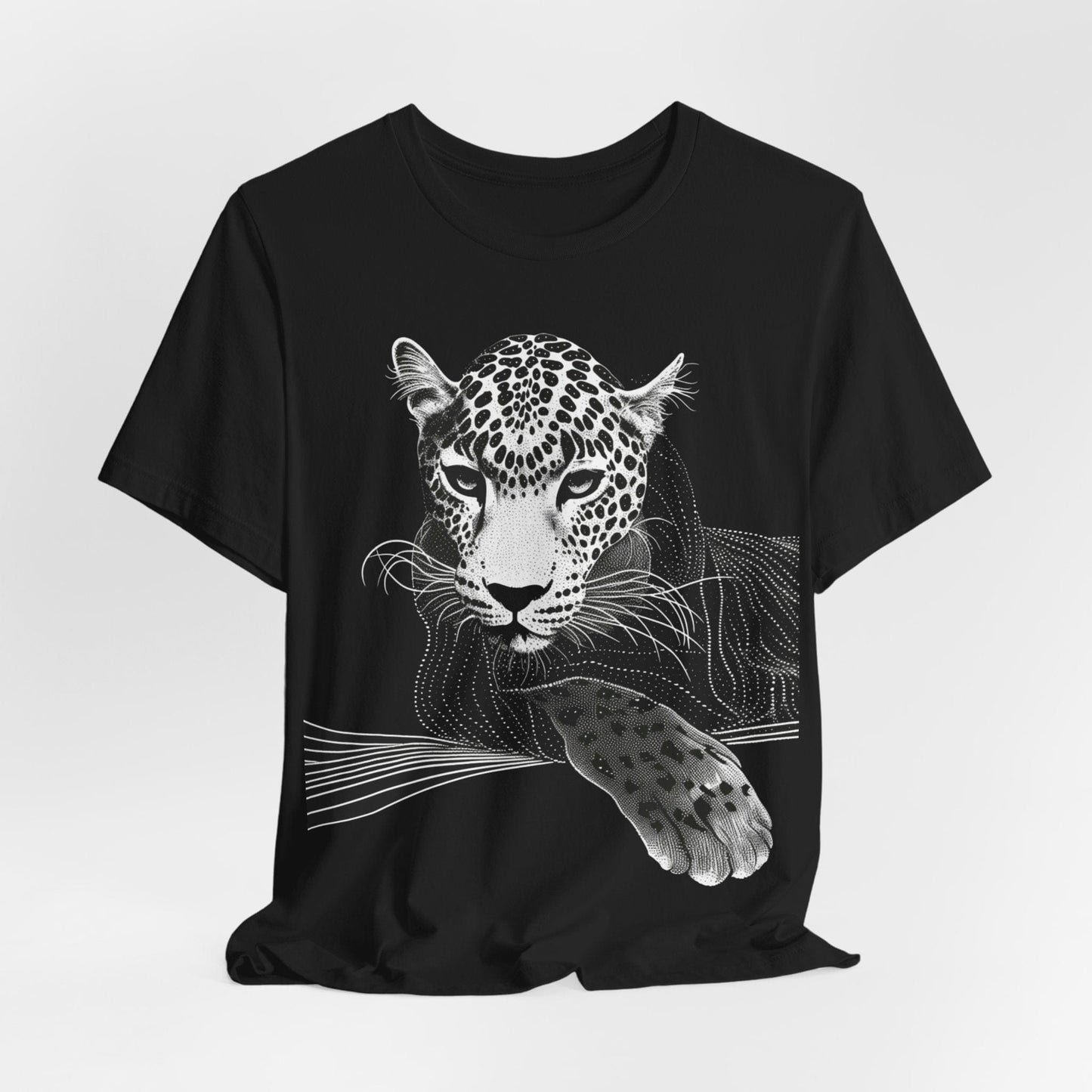 Leopard Line Art T-Shirt