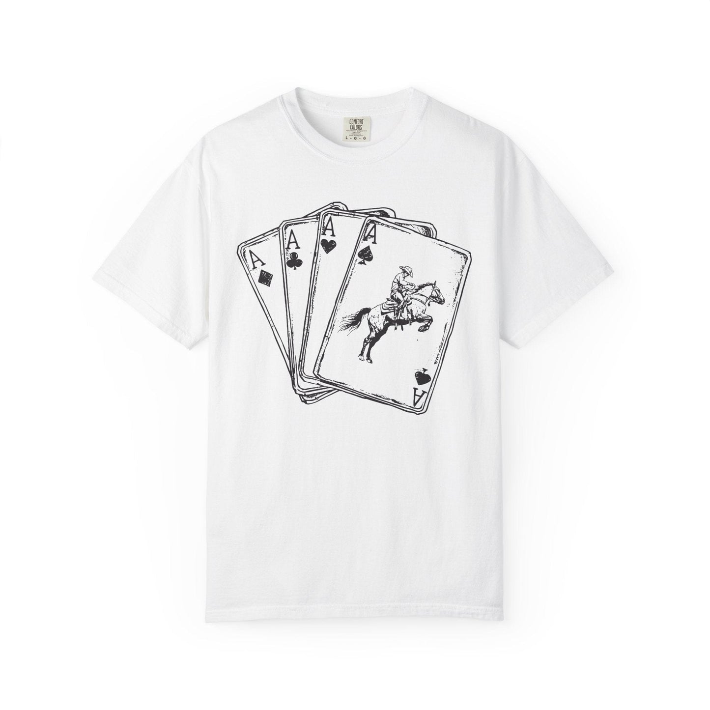 Cowboy Aces Wild Tee – Western Poker Graphic Shirt