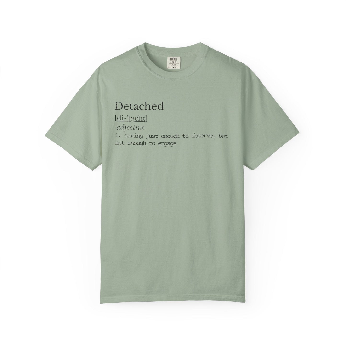 Detached Definition Shirt | Introvert Humor Tee