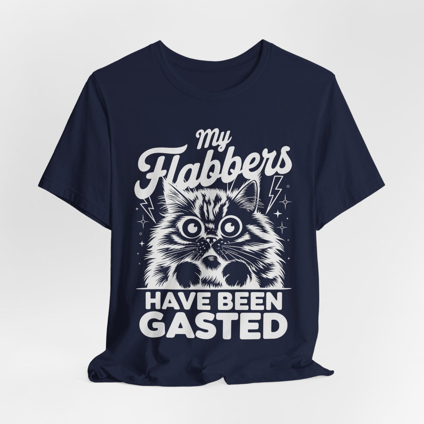 Flabbergasted Cat – Funny Surprised Kitty T-Shirt