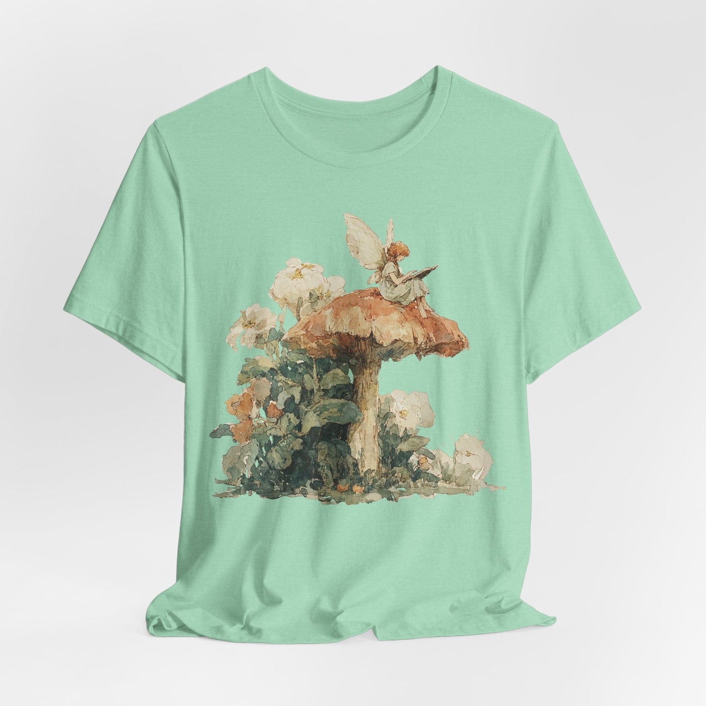 Mushroom Fairy Reading Tee
