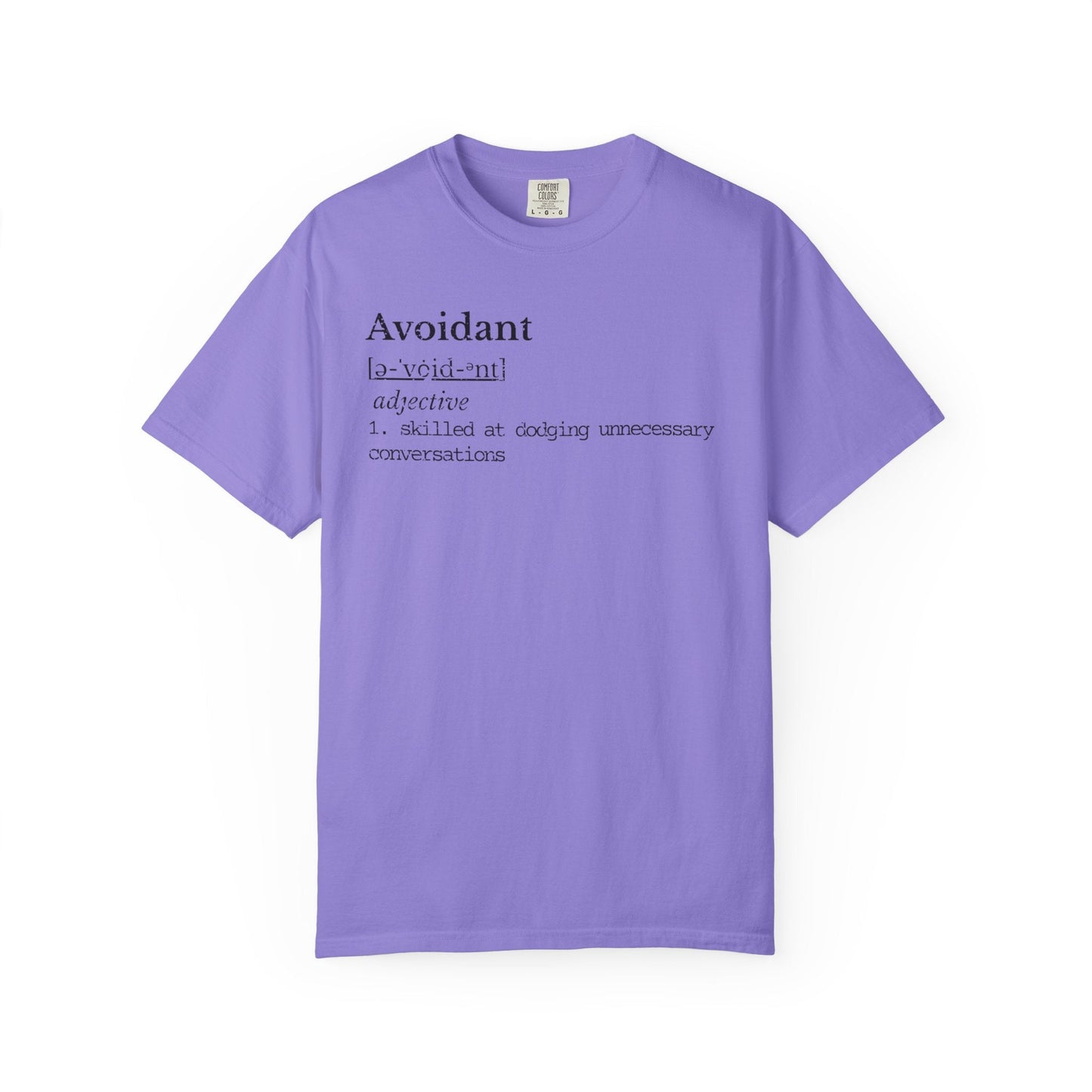 Avoidant Definition Shirt | Introvert Humor Tee