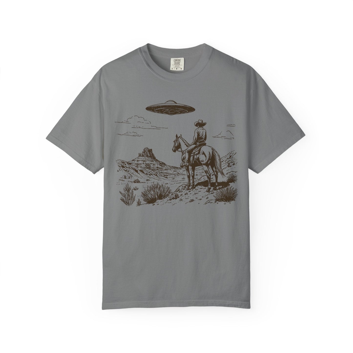 Cowboys & Aliens – Vintage Desert Western UFO Tee